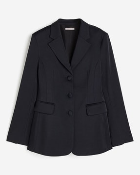 H and m black blazer best sale