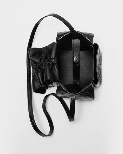 Buy Acne Studios Multipocket Mini Sling Bag | Black Color Women
