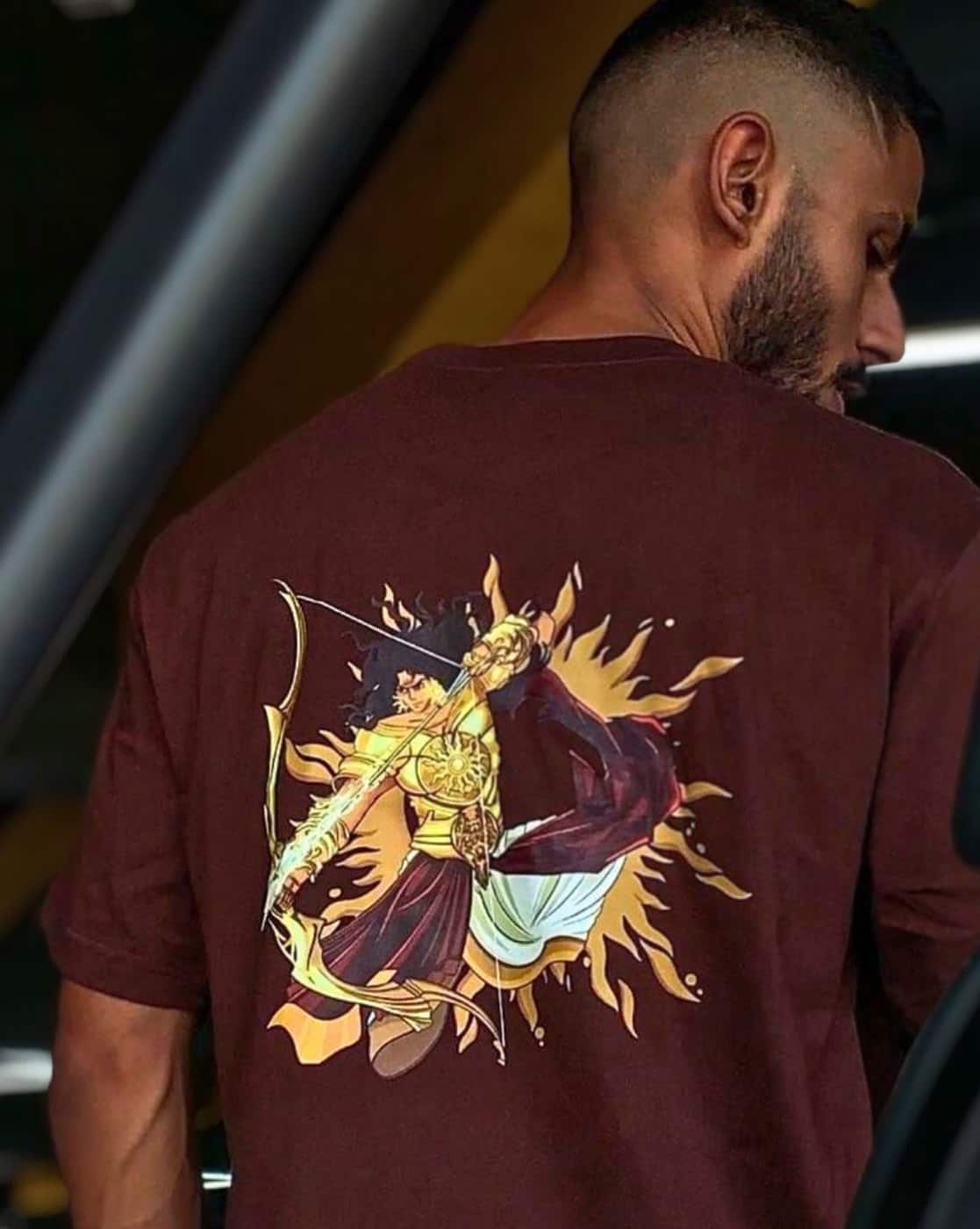 Buy Brown Tshirts for Men by Anime Devta Online