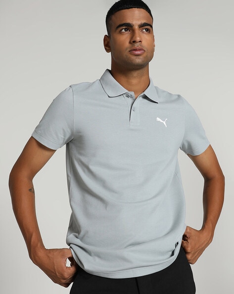 Slim Fit Polo T-Shirt with Logo Embroidery