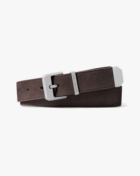 Pebbled Leather Belt