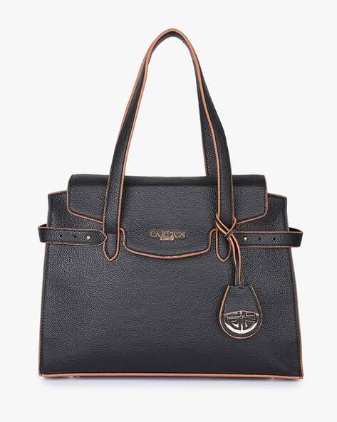 Women Messenger Bag with Metal Accent