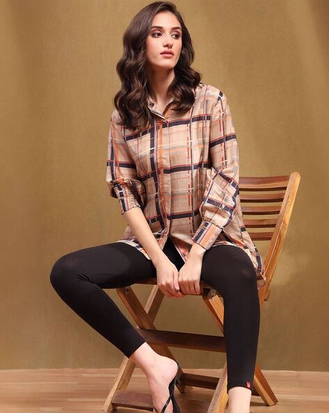 Women Checked Regular Fit Shirt