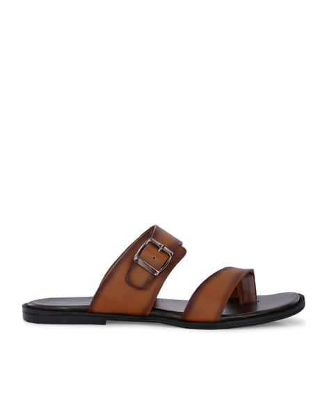 Buy Tan Flip Flop \u0026 Slippers for Men by KNOOS Online | Ajio.com