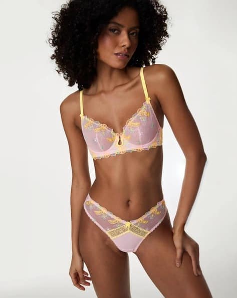 Marks & Spencer Women Abella Lace Miami Bikini Briefs