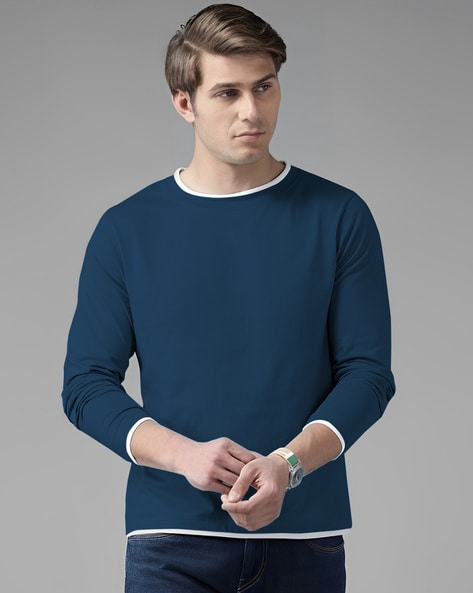 Men Regular Fit Round-Neck T-Shirt