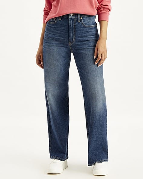 デニム・ジーパン THEAIRTOWN place good denim pants 5BJH1468 セール】ジップオープンデニムパンツ / Zip Open Denim Pants