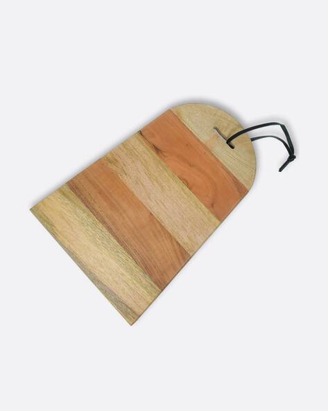 Striped Wooden Chopping Board