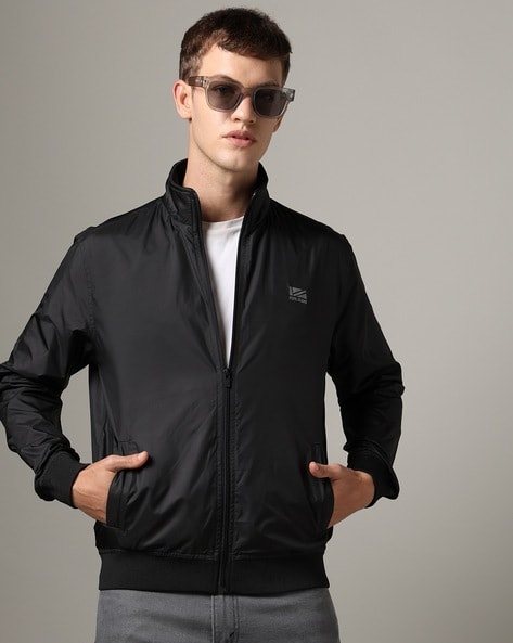 Men Gimbo Regular Fit Light-Weight Biker Jacket