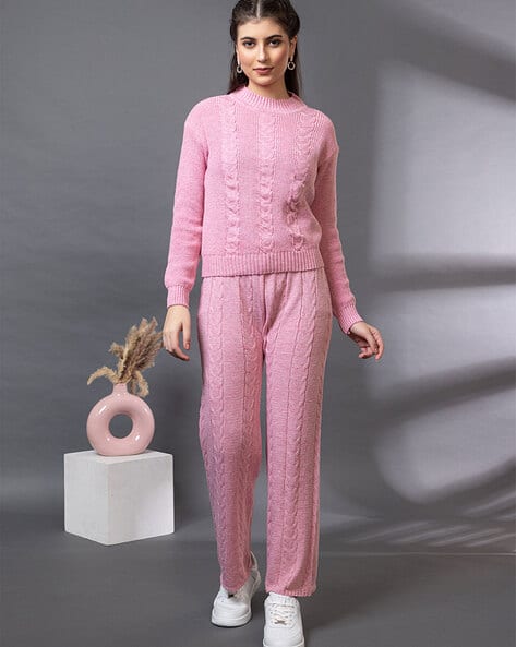 Buy Pink Co-ord Sets for Women by Kvetoo Online