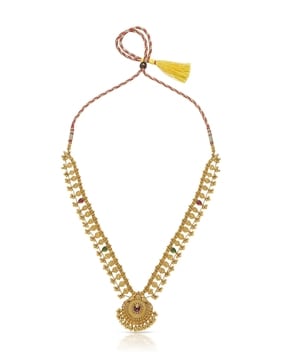 Women Yellow Gold Long Necklace