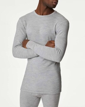 Buy Black Thermal Wear for Men by Marks Spencer Online Ajio