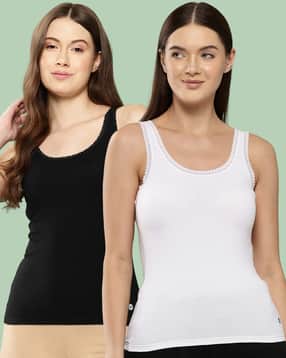 leading lady Women Pack of 2 Round-Neck Camisole-picture-11