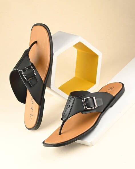 Men Thong-Strap Slip-On Flip-Flops - Main Image