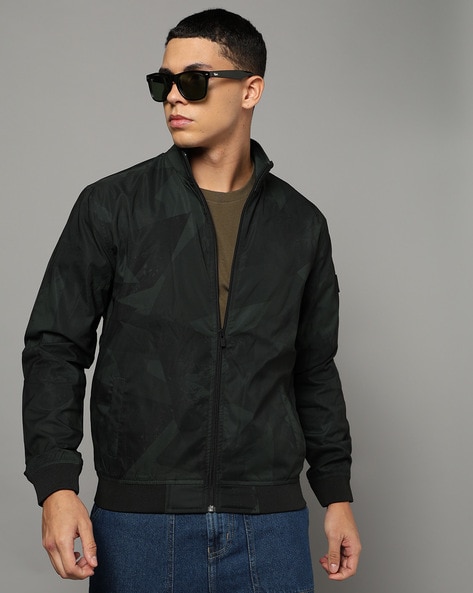 Men All Over Printed Lightweight Jackpot Fit Bomber Jacket