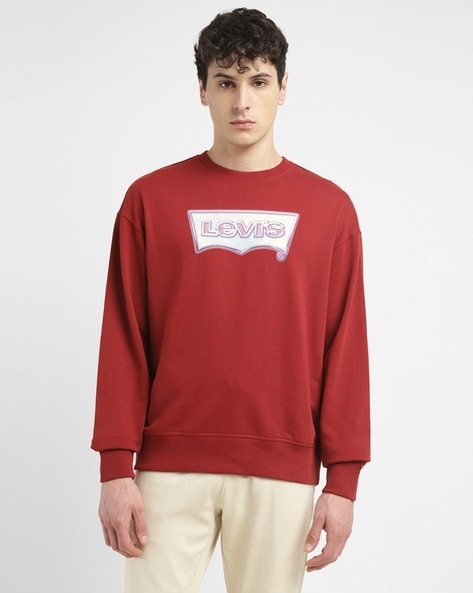 Buy Red Sweatshirt Hoodies for Men by LEVIS Online Ajio