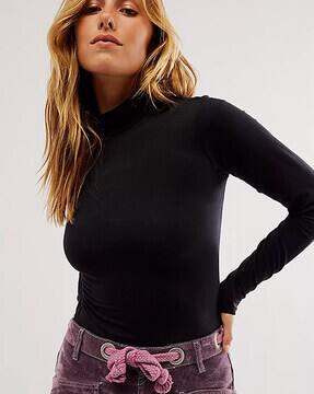 Buy Black Tops for Women by Lulu & Sky Online | Ajio.com