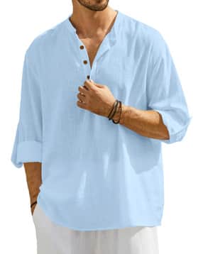 fifth u Men Regular Fit Kurta with Mandarin-Collar-picture-53