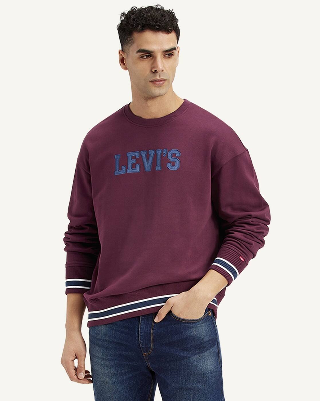 Sweatshirt Levis Pulli Rot Levi's Print Sweatshirt Red M – Peeces