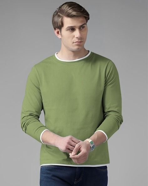 Men Regular Fit Round-Neck T-Shirt