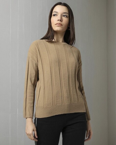 Brown Sweaters & Cardigans for Women by DNMX Online | Ajio.com