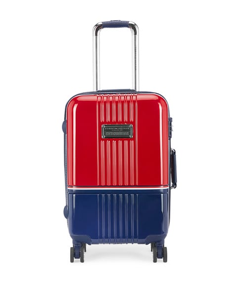 Colourblock Trolley Bag with TSA Lock