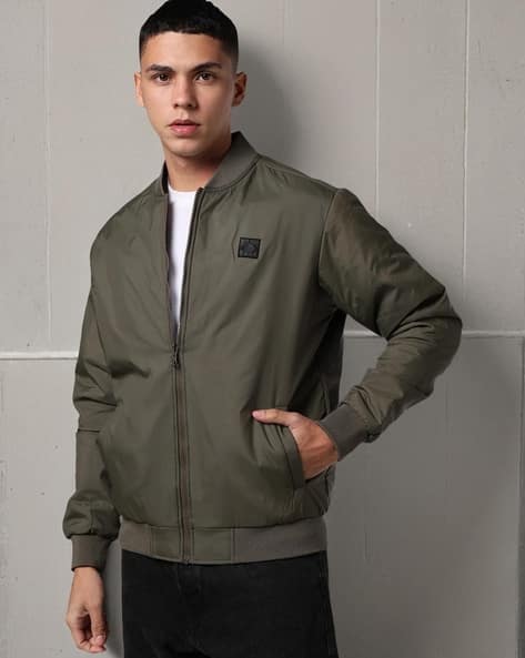 Buy Olive Jackets & Coats for Men by DNMX Online | Ajio.com