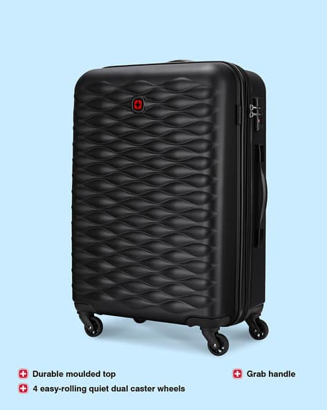 Buy WENGER Patterned Hard Body Medium Trolley Bag with TSA Lock