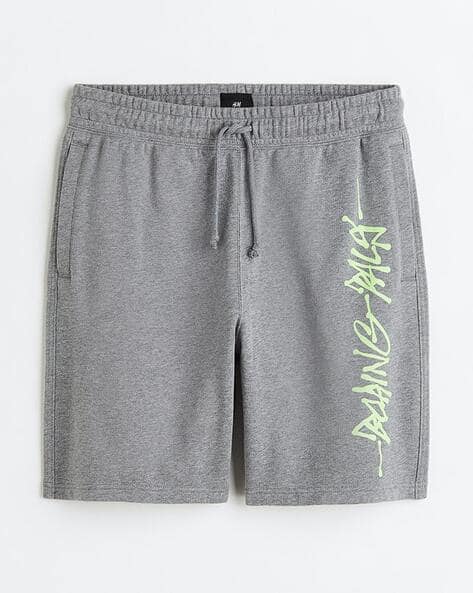 Men Relaxed Fit Cotton Sweatshorts