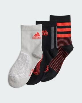 adidas kids Boys Pack of 3 SW Printed Ankle-Length Socks-picture-18