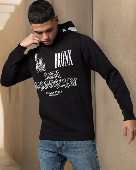 Buy Black Sweatshirt Hoodies for Men by DNMX Online
