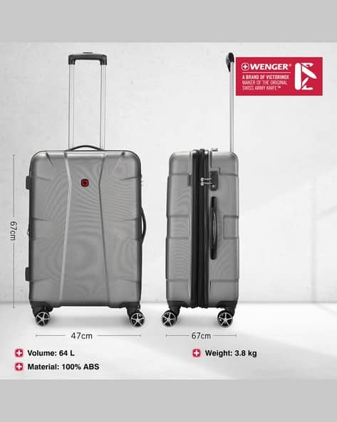 Wenger Carry On Luggage Silver Buy Silver Luggage Trolley Bags For