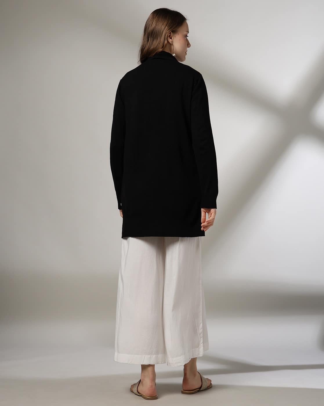 Buy AVAASA MIX N' MATCH Women Ribbed Cardigan with Pa Online