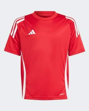 adidas kids Boys Logo Print Regular Fit Round-Neck T-Shirt-picture-26