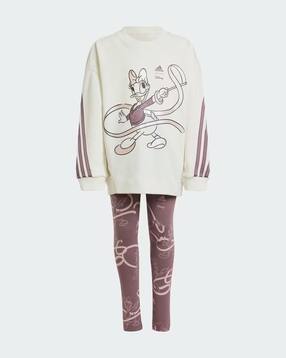 adidas kids Girls Graphic Print T-Shirt & Leggings Set-picture-37