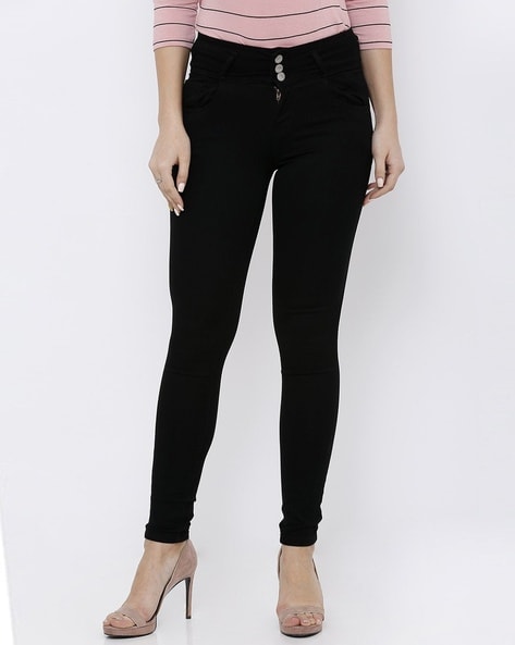 Kraus Women Mid-Rise Skinny Fit Jeans