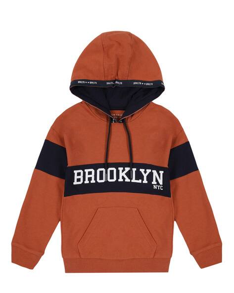Ajio Boys Hoodies And Sweatshirts Buy Brown Sweatshirts Hoodie For