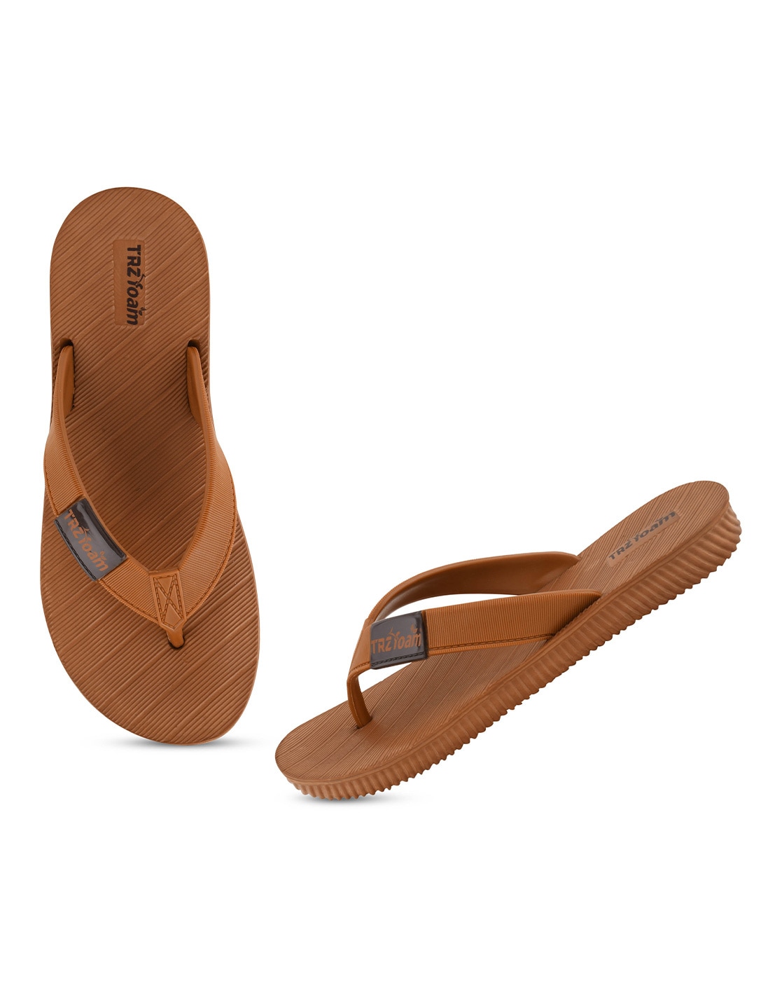 Womens tan flip flops clearance