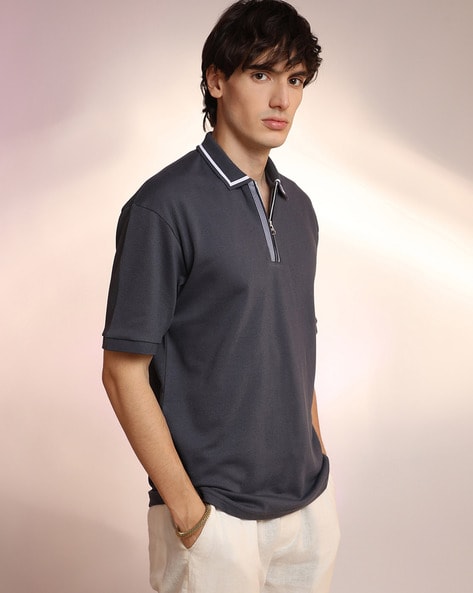 Men Regular Fit Polo T-Shirt