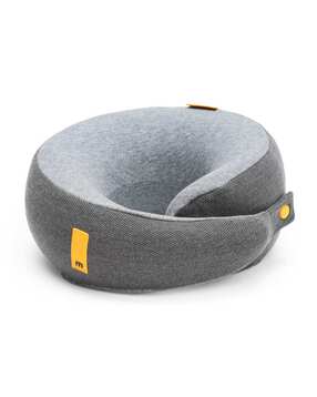 mokobara Texture Pattern Travel Pillow with Button Closure-picture-42