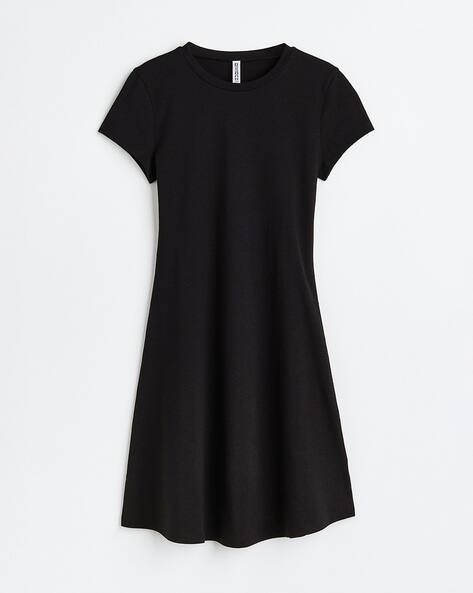 Buy H&M Women Flared-Skirt Jersey Dress Online | Ajio.com