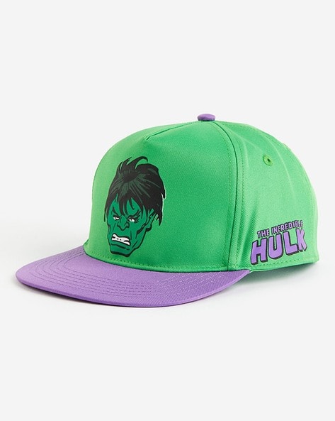 Boys Printed Motif-Detail Cap