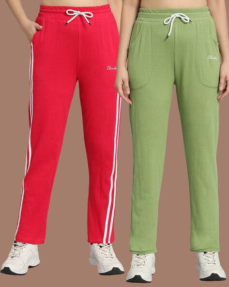 Women Pack of 2 Straight Track Pants