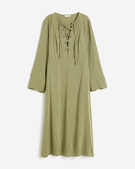 Buy Green Dresses for Women by H&M Online | Ajio.com