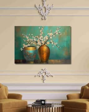 saf Floral Pot Canvas Wall Painting-picture-27