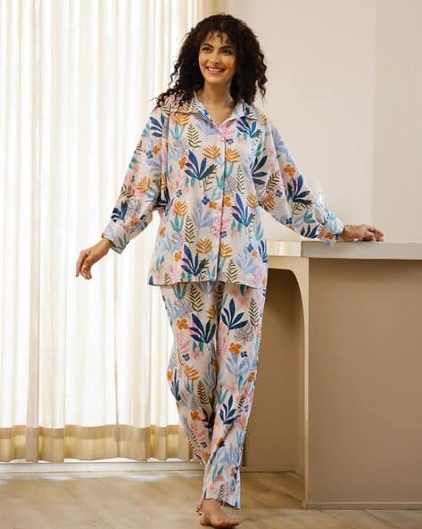Buy Multicoloured Night&LoungeWearSets for Women by SAY Online