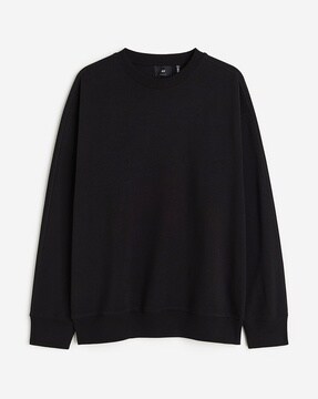 Buy Black Sweatshirt Hoodies for Men by H M Online Ajio