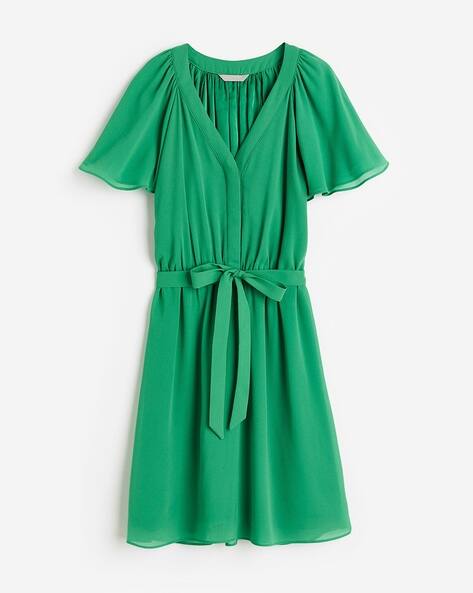 green chiffon dress h&m Buy Dresses for Women by Online normal