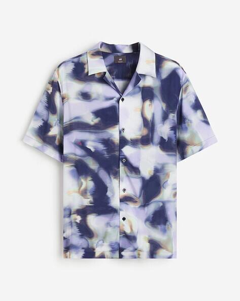 Men Printed Relaxed Fit Resort Shirt