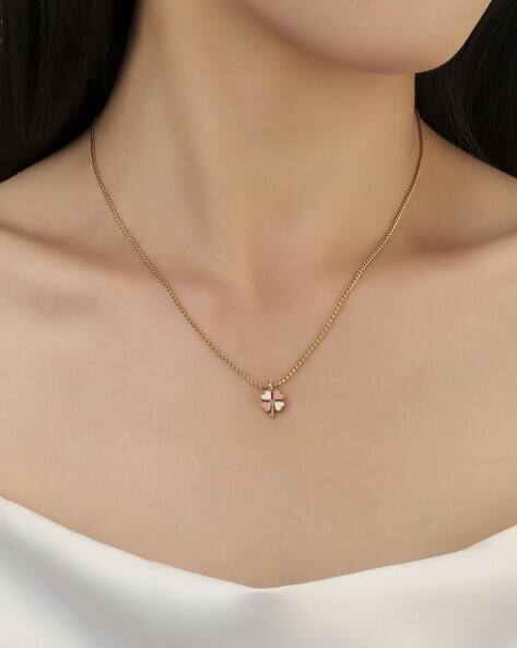 Salty Women Gold-Plated Pendant with Chain